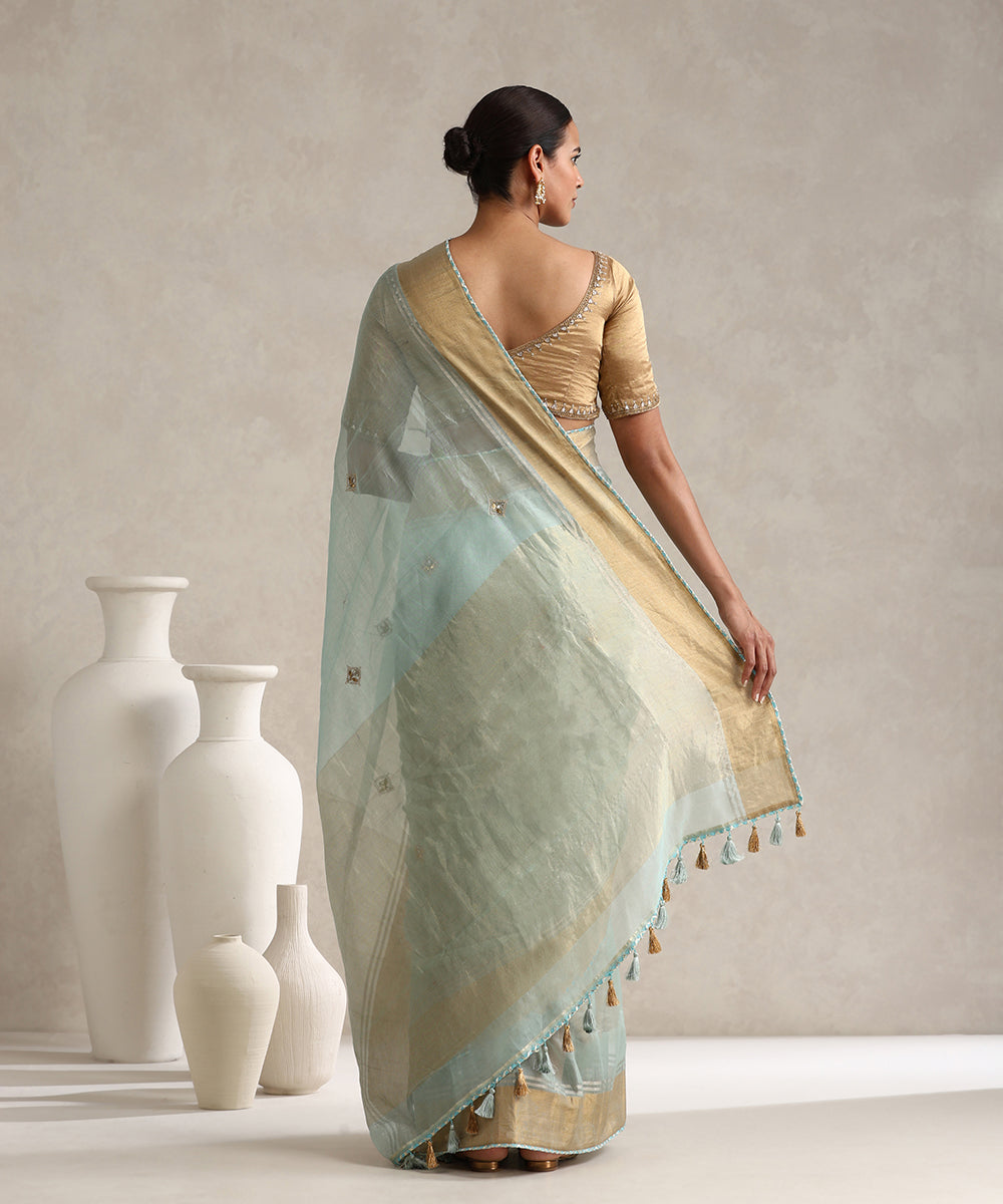 Ice_Blue_Handloom_Pure_Chanderi_Hand_Embroidered_Saree_With_Lace_WeaverStory_03