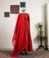 Red_Handloom_Organza_Dupatta_With_Booti_And_Embroidered_Border_WeaverStory_01