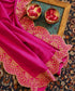 Magenta_Pure_Mulberry_Silk_Dupatta_With_Hand_Embroidered_Zardozi_Scalloped_Border_WeaverStory_01