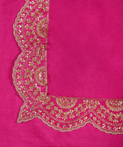 Magenta_Pure_Mulberry_Silk_Dupatta_With_Hand_Embroidered_Zardozi_Scalloped_Border_WeaverStory_04