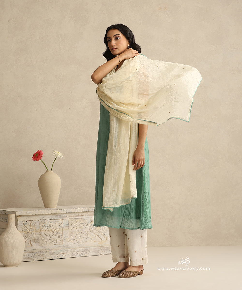 Light_Blue_Handloom_Mul_Chanderi_Suit_With_Ivory_Hand_Embroiderd_Pant_And_Ivory_Dupatta_WeaverStory_01
