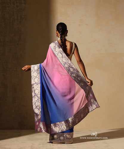 Light_Pink_Chiffon_And_Royal_Blue_Omre_Saree_With_Banarasi_Sona_Rupa_Border_WeaverStory_03
