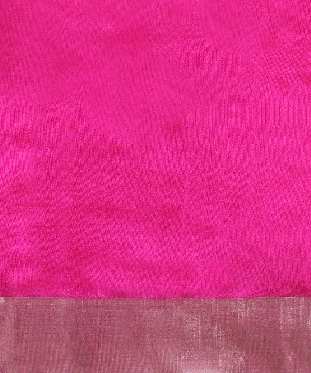 Hot_Pink_Handloom_Pure_Chanderi_Silk_Saree_With_Pure_Silk_Finishing_WeaverStory05