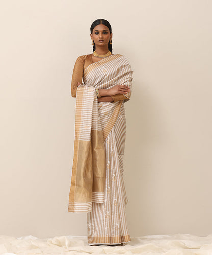 Offwhite_Handloom_Pure_Silk_Chanderi_Saree_With_Pure_Silk_Finishing_WeaverStory_02