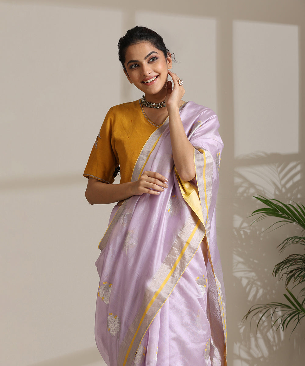 Lilac_Handloom_Pure_Chanderi_Silk_Saree_With_Pure_Silk_Finishing_WeaverStory01