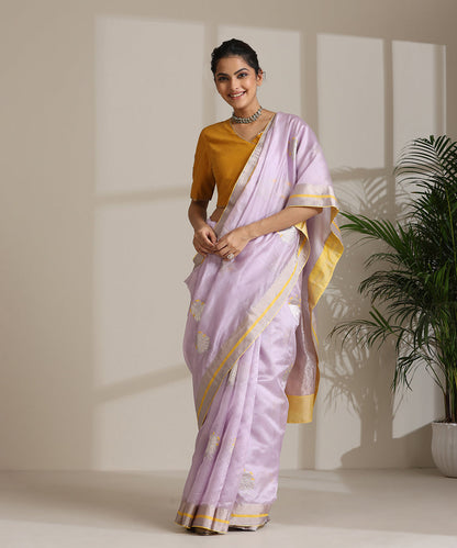 Lilac_Handloom_Pure_Chanderi_Silk_Saree_With_Pure_Silk_Finishing_WeaverStory02