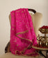 Hot_Pink_Handloom_Organza_Dupatta_with_Jaal_Embroidery_WeaverStory_01