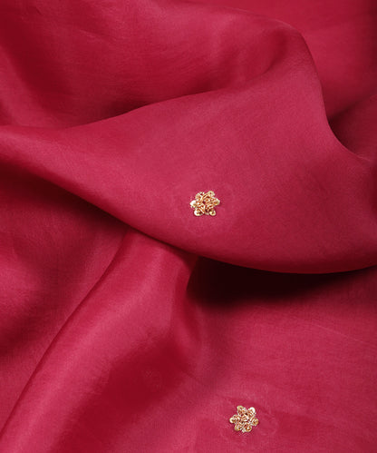 Magenta_Handloom_Organza_Dupatta_With_Zardozi_Hand_Embroidery_WeaverStory_05