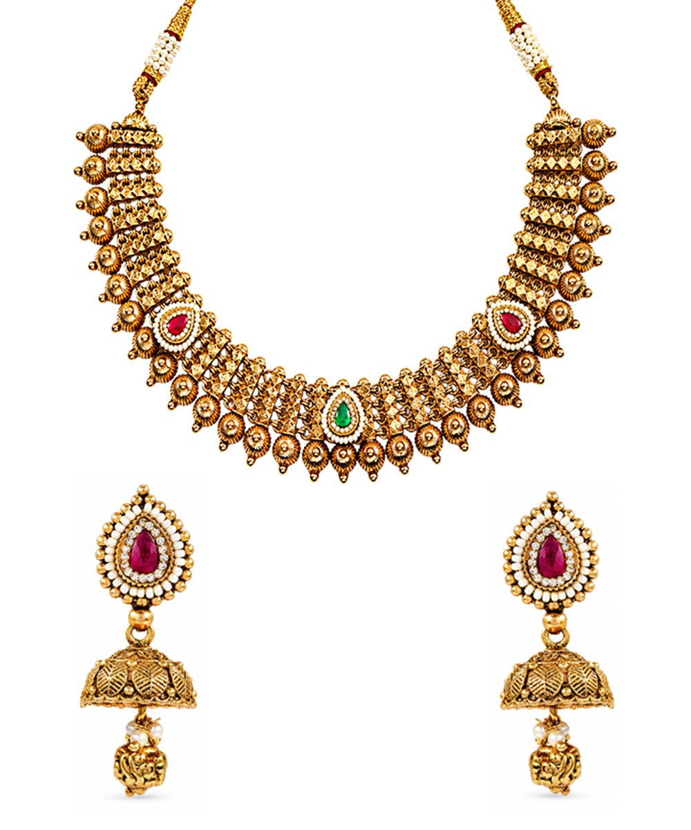 Morbagh Temple Necklace Set