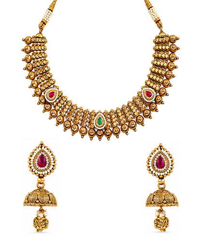 Morbagh Temple Necklace Set