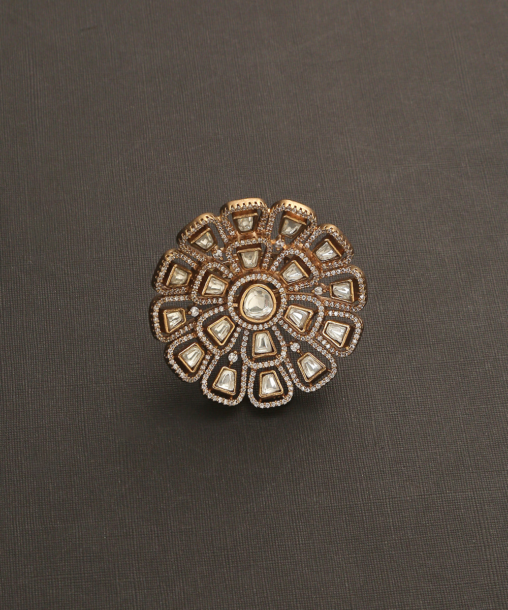 Ruqayya_Handcrafted_Ring_With_Moissanite_Polki_WeaverStory_02