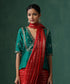 Green_Pure_Silk_Blouse_With_Hand_Embroidered_Zardozi_And_Katdhana_Blouse_WeaverStory_01