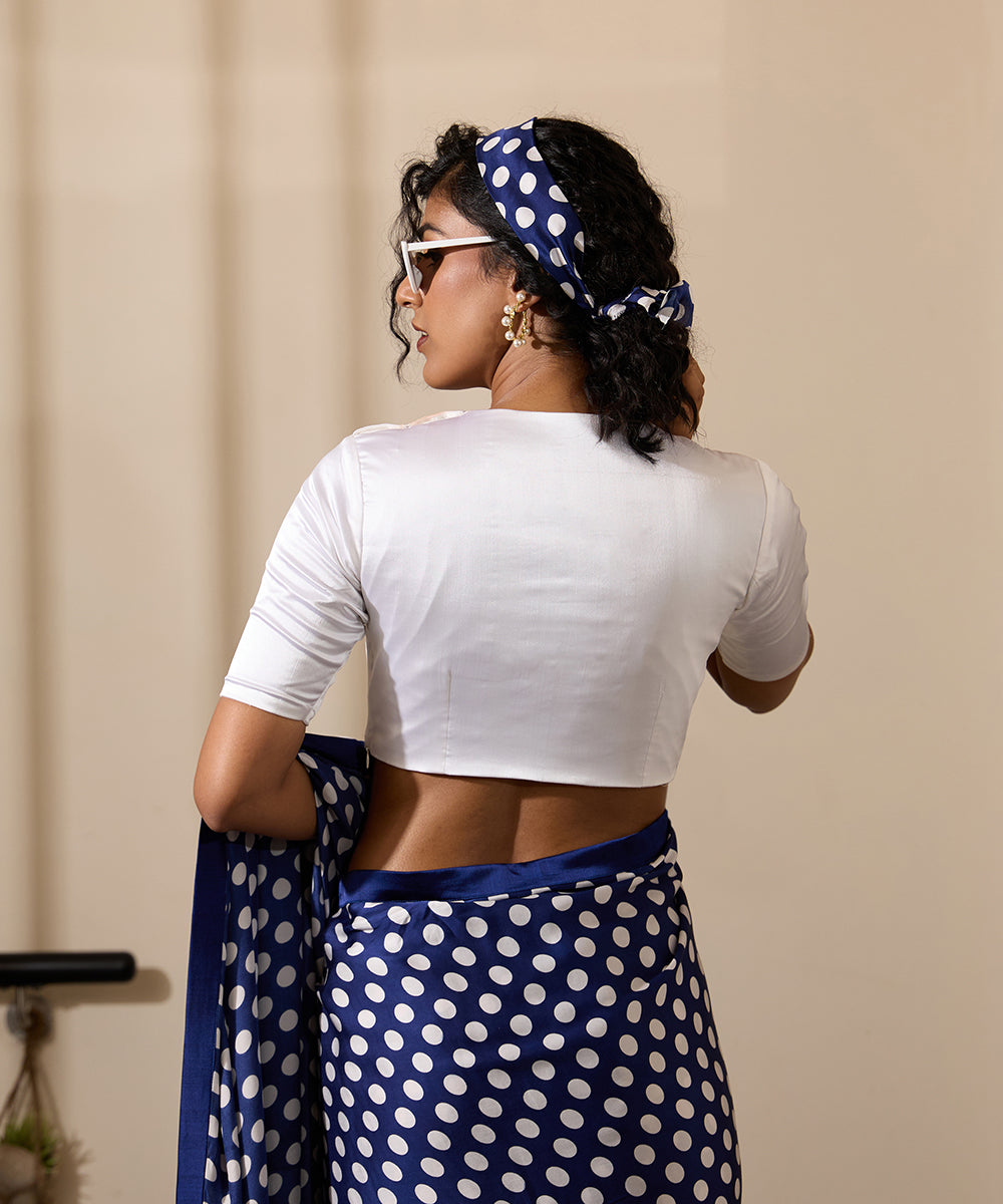 Pearl_Peek_Blouse_–_White_Satin_Silk_with_Front_Keyhole_WeaverStory_02