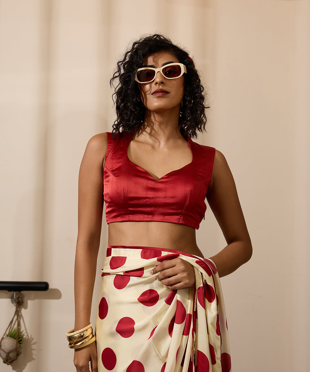Scarlet_Secret_Blouse_–_Red_Satin_Silk_with_Back_Keyhole_WeaverStory_01