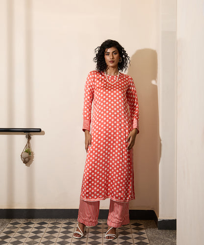 Peach_Dot_&amp;_Stripe_Kurta_Set_WeaverStory_01