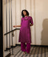 Purple_Polka_Dot_Kurta_Set_WeaverStory_01
