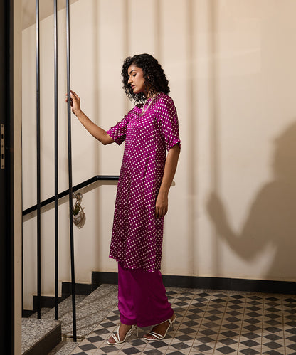 Purple_Polka_Dot_Kurta_Set_WeaverStory_02