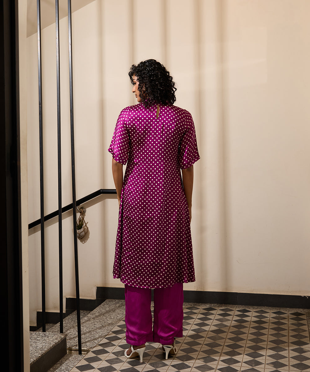 Purple_Polka_Dot_Kurta_Set_WeaverStory_03