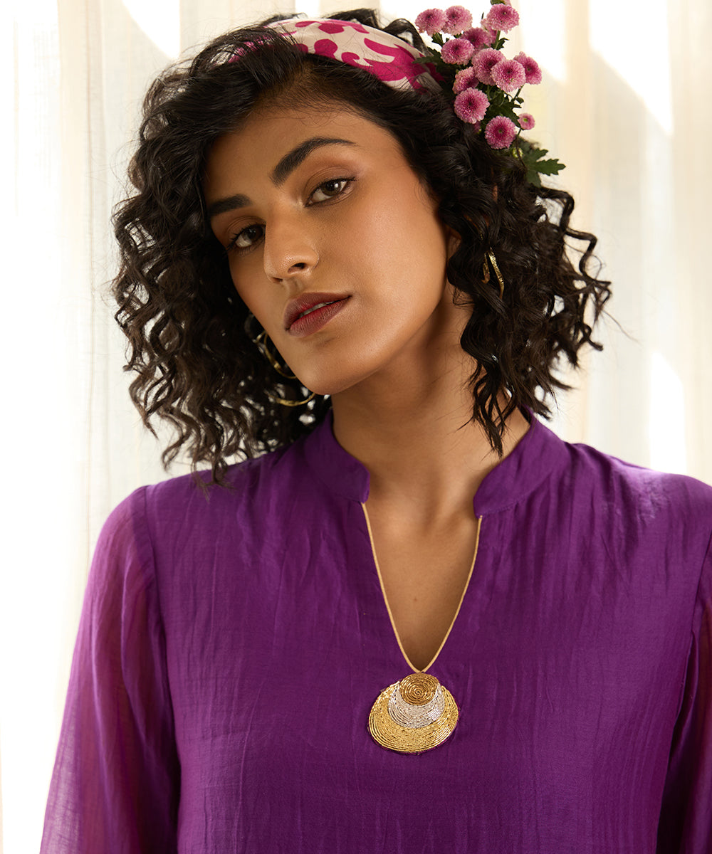 Purple_Sharara_With_Short_Kurta_WeaverStory_04