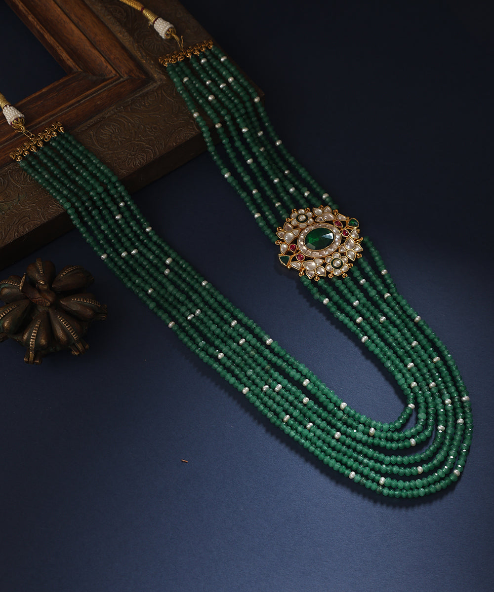 Sheryer_Handcrafted_Emerald_Jade_Haar_With_Kundan_And_Ruby_WeaverStory_01