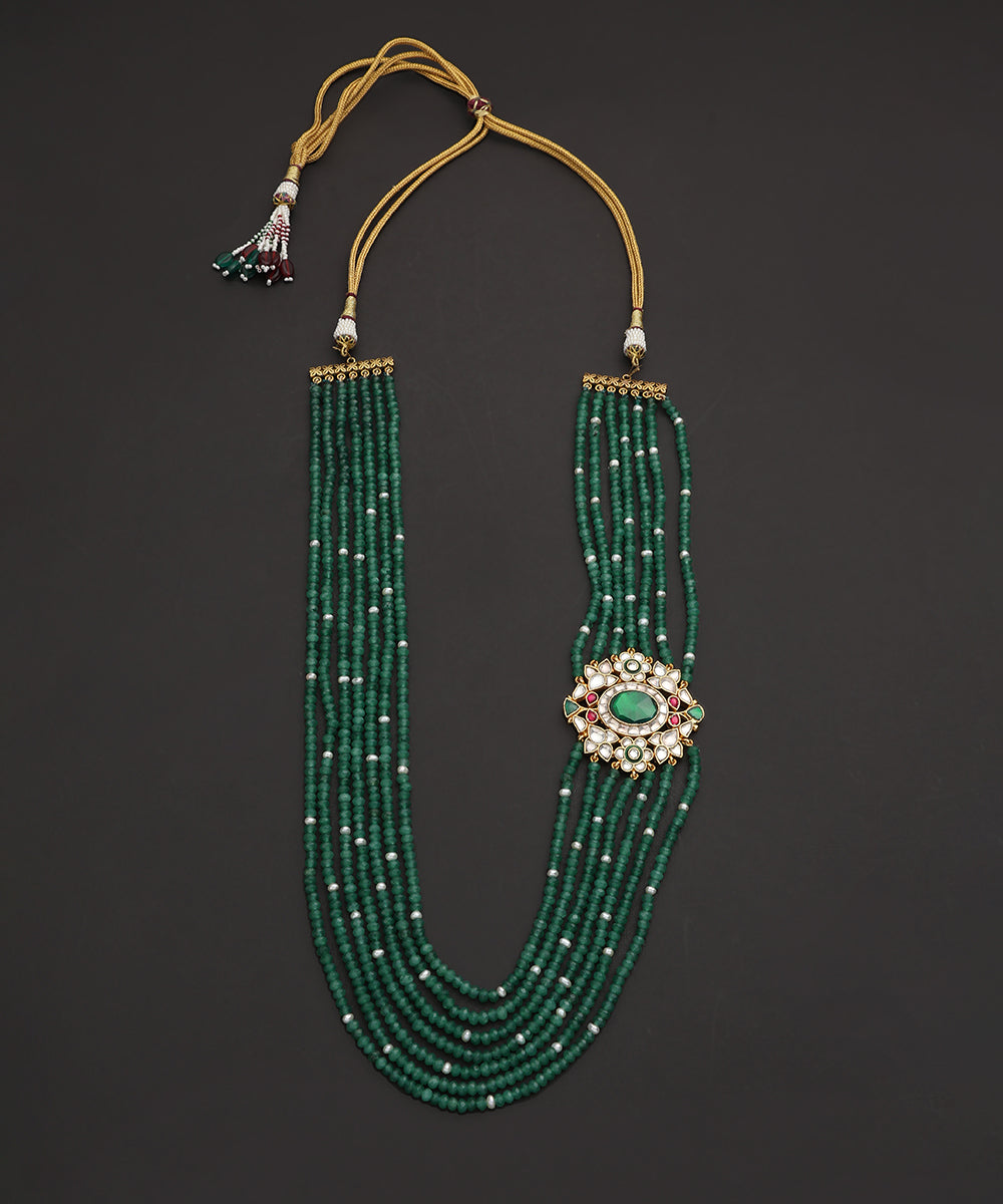 Sheryer_Handcrafted_Emerald_Jade_Haar_With_Kundan_And_Ruby_WeaverStory_02