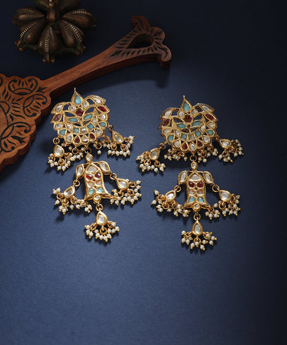 Nusrat_Handcrafted_Chandbali_Earrings_With_Pearls_WeaverStory_01