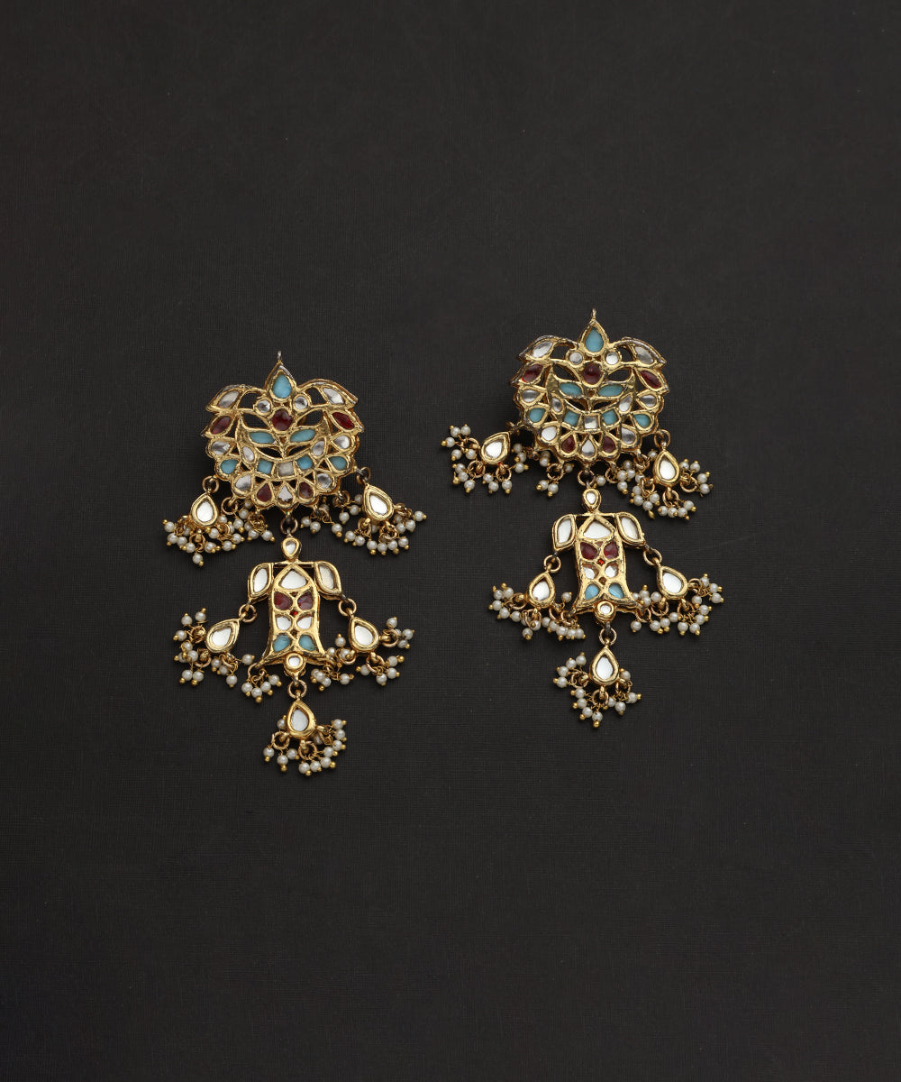 Nusrat_Handcrafted_Chandbali_Earrings_With_Pearls_WeaverStory_02