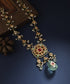 Mazhar_Handcrafted_Silver_Necklace_With_Fluorite_Stone_And_Kundan_WeaverStory_01