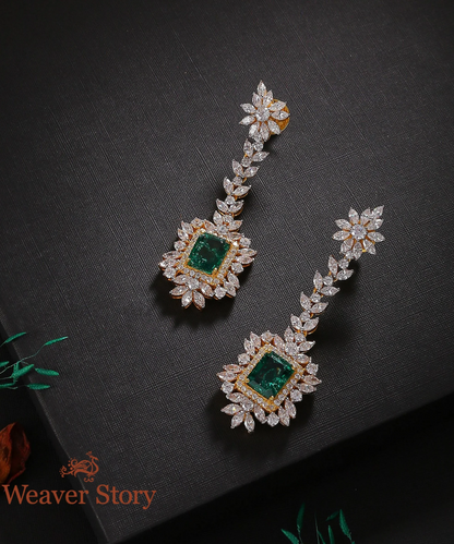 Janan Earrings With Zircons Crafted In Pure Silver Jewellery