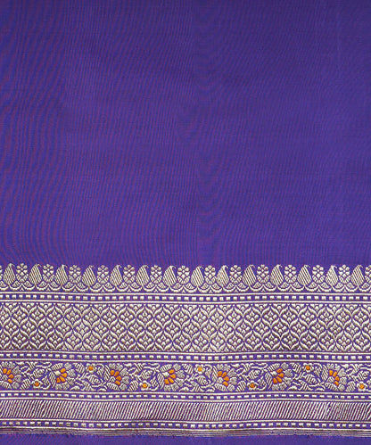 Handloom_Lavender_Pure_Chanderi_Silk_Saree_With_Gugnu_Booti_WeaverStory_05