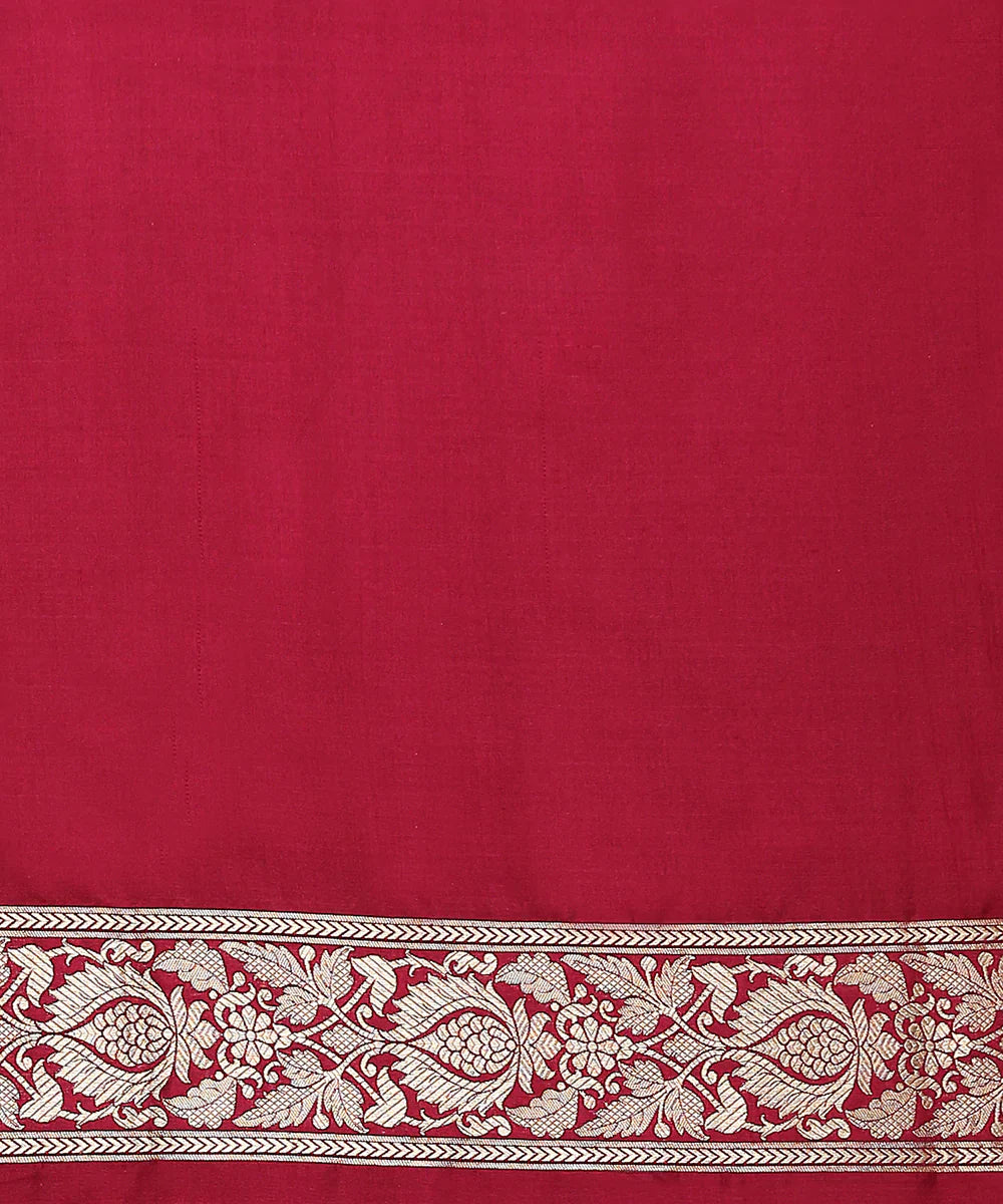 Raspberry_Handloom_Pure_Katan_Silk_Banarasi_Saree_With_Cutwork_Weave_WeaverStory_05