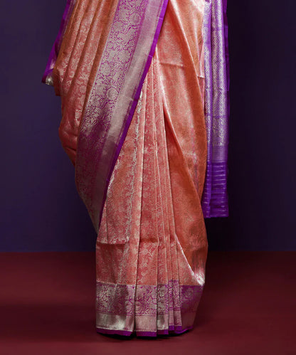 Magenta_Handloom_Pure_Chanderi_Silk_Saree_With_Mashroo_Border_And_Floral_Motifs_WeaverStory_04