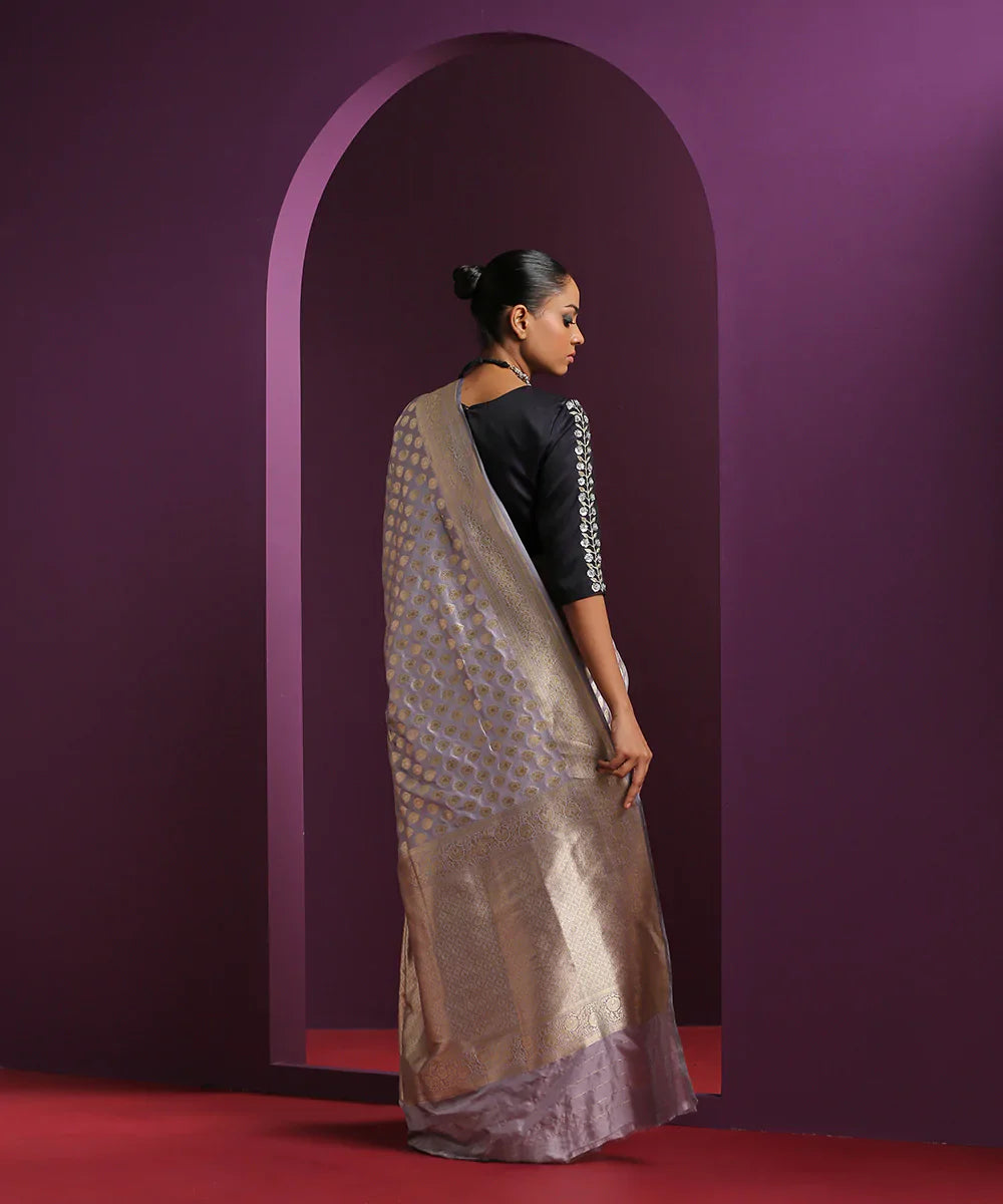 Handloom_Lavender_Pure_Katan_Silk_Banarasi_Saree_With_Single_Zari_Work_WeaverStory_03