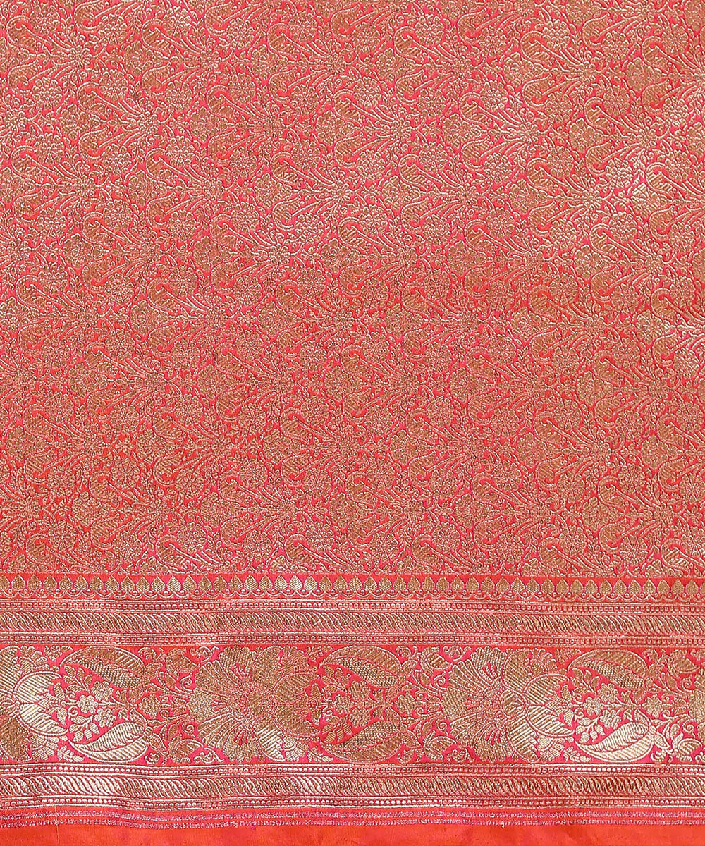 Handloom_Pink_Dual_Tone_Pure_Katan_Silk_Banarasi_Saree_With_Sunflower_Motifs_WeaverStory_05