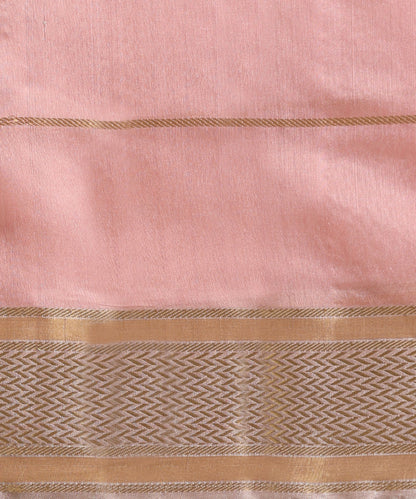 Handloom_Blush_Pink_Striped_Pure_Chanderi_Silk_Saree_With_Gold_Flower_Booti_WeaverStory05