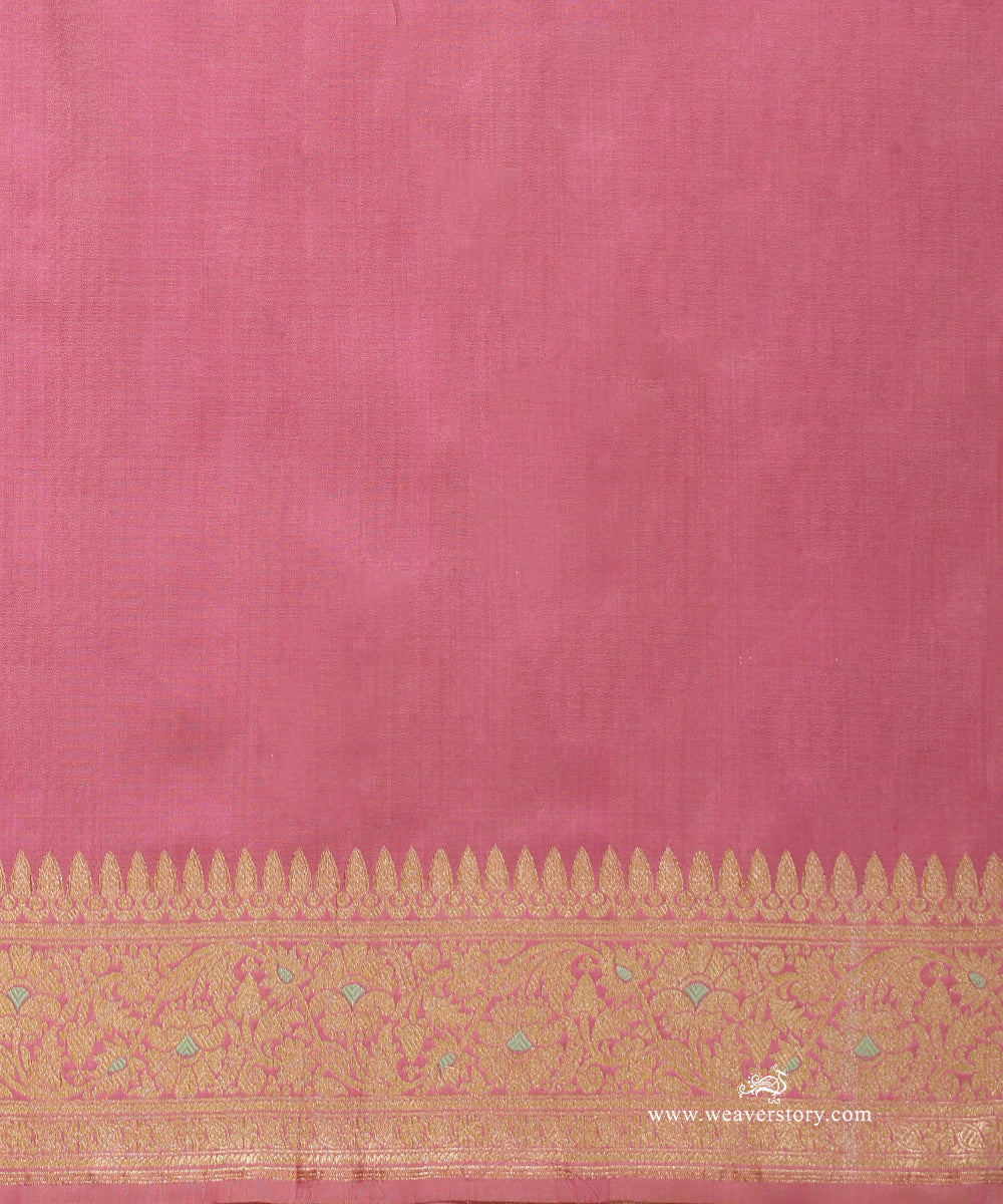 Pink_Orange_Handloom_Double_Shade_Pure_Katan_Silk_Banarasi_Saree_With_All_Over_Resham_Jaal_With_Meenakari_WeaverStory_05