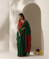 Green_Handloom_Pure_Silk_Chanderi_Saree_With_Red_Selvedge_WeaverStory_01