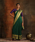 Handloom_Bottle_Green_Pure_Silk_Venkatagiri_Revival_Revival_Saree_With_Rudraksha_Border_WeaverStory_02