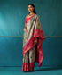 Handloom_Grey_And_Pink_Pure_Mulberry_Silk_Ikat_Patola_Saree_WeaverStory02