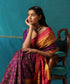 Handloom_Purple_And_Pink_Pure_Mulberry_Silk_Ikat_Patola_Saree_With_Mustard_Border_WeaverStory01