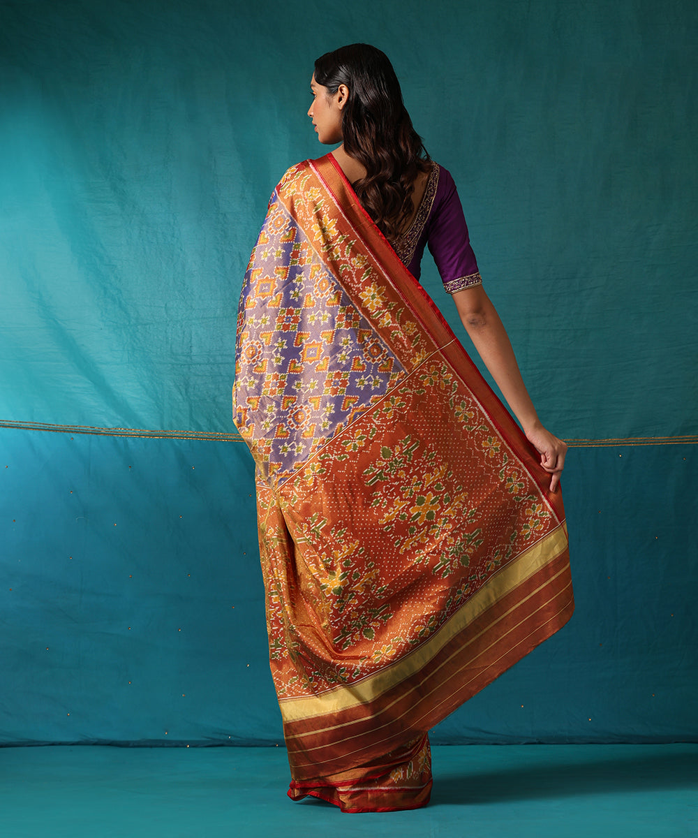 Purple_And_Gold_Handloom_Pure_Mulberry_Silk_Ikat_Patola_Saree_WeaverStory03