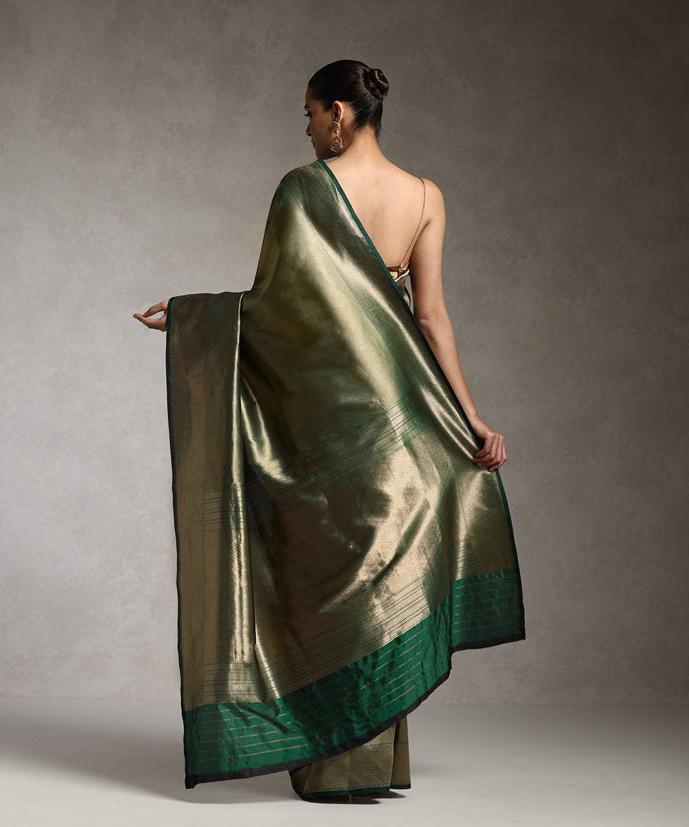 Green_Handloom_Pure_Katan_Tissue_Kimkhab_Banarasi_Saree_With_Zari_WeaverStory_03