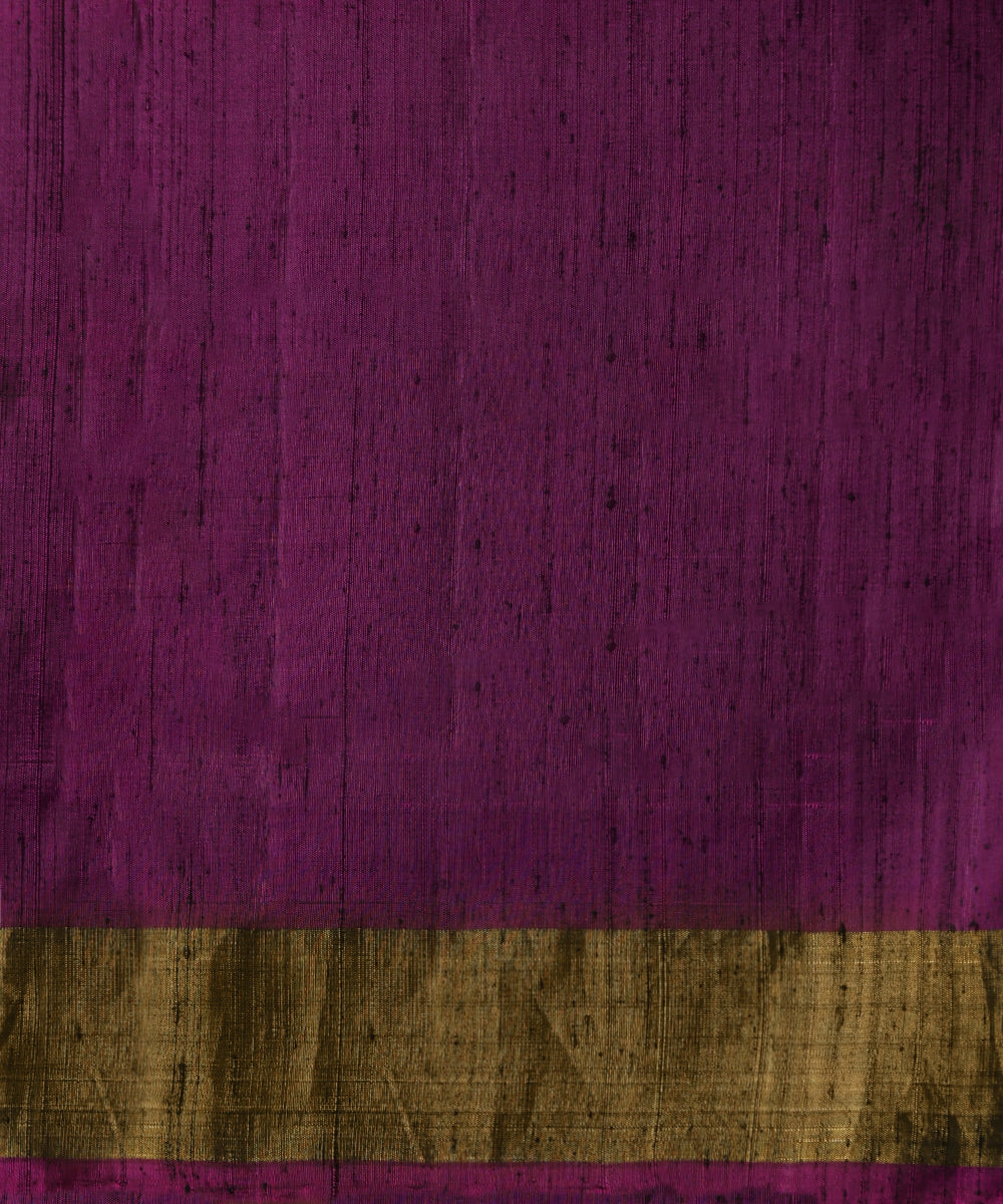 Handloom_Pink_Pure_Raw_Silk_Ikat_Patola_Saree_With_purple_Border_And_Palla_WeaverStory_05