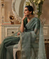 Ice_Green_Handloom_Muslin_Dhakai_Jamdani_Saree_With_Tulip_Flower_Motifs_WeaverStory_01