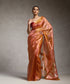 Handloom_Yellow_And_Orange_Pure_Tissue_Silk_Banarasi_Saree_With_Kadhwa_Booti_WeaverStory_01