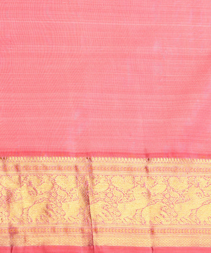 Handloom_Pink_Pure_Silk_Kanjivaram_Saree_With_Chakram_Motifs_And_Vanasingram_Border_And_Pure_Zari_WeaverStory_06