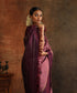 Handloom_Mauve_Pure_Silk_Kanjivaram_Saree_With_Checks_And_Wine_Border_WeaverStory_01