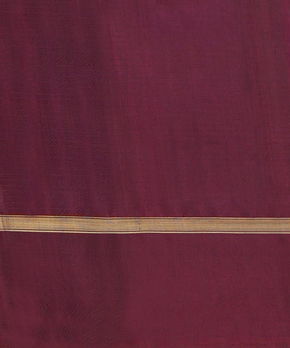 Handloom_Mauve_Pure_Silk_Kanjivaram_Saree_With_Checks_And_Wine_Border_WeaverStory_06