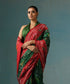 Green_Handloom_Pure_Mulberry_Silk_Ikat_Patola_Saree_With_Red_Border_And_Palla_WeaverStory_01