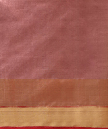 Rose_Pink_Handloom_Silk_Chanderi_Saree_With_Golden_Ginni_Booti_And_Red_Selvedge_WeaverStory_05